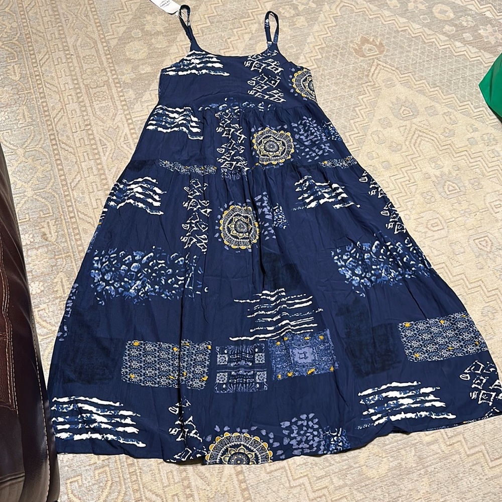 NWT YESNO BEAUTIFUL BOHO MAXI DRESS SIZE XS  WITH 2 SIDE POCKETS